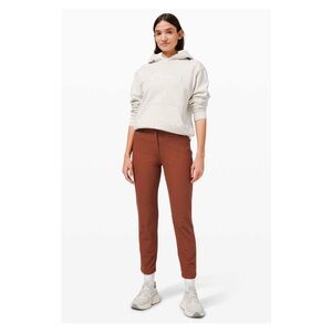LULULEMON • City Sleek 5 Pocket 7/8 Pant in Dark Terracotta